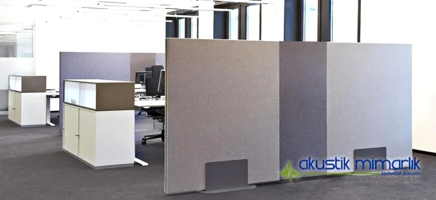 Açık Ofis Akustik Paravan Modeller