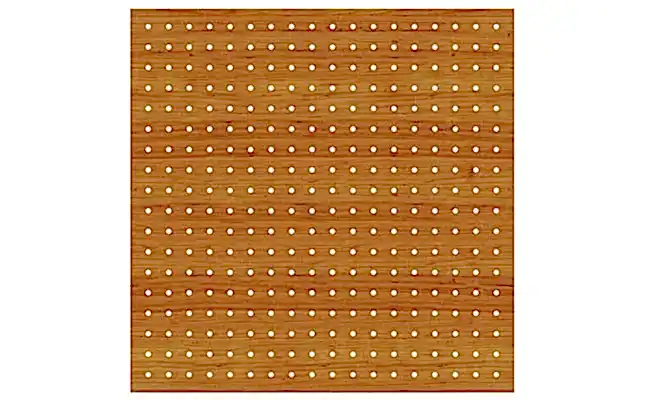 1000 Delikli Akustik Ahşap Panel
