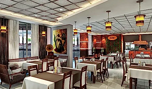 Restaurant Akustik Asma Tavan Kaplama Ses Yalıtımı