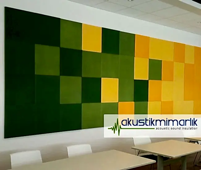 akustik renkli sünger